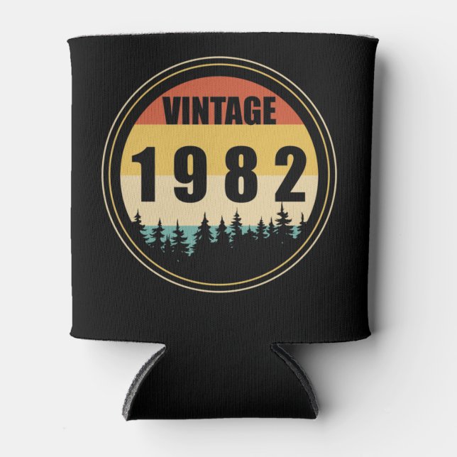 Enfriador De Latas Nacido En 1982 Vintage (Anverso)