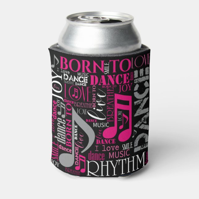 Enfriador De Latas Nacido en Dance Pink ID277 (Reverso de la lata)