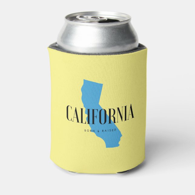 Enfriador De Latas Nacido y criado en California (Reverso de la lata)