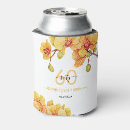 Enfriador De Latas Nacimiento Botánico de la Flor Orquídea Amarilla