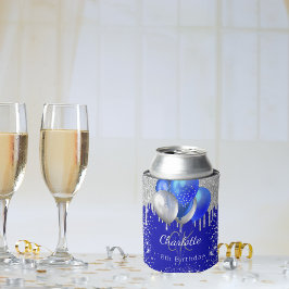 Enfriador De Latas Nacimiento de los globos de oro azul real nombre d