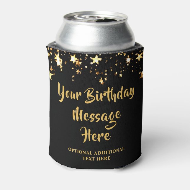 Enfriador De Latas Nacimiento moderno Personalizado de las estrellas  (Reverso de la lata)