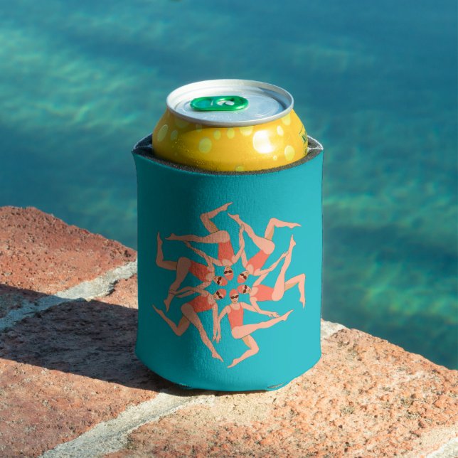 Enfriador De Latas Nadadores - Natación Sincronizada (Piscina in situ)