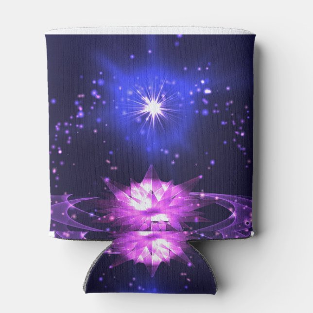 Enfriador De Latas Namaste Cita Purple Crystal Lotus & Star (Reverso)
