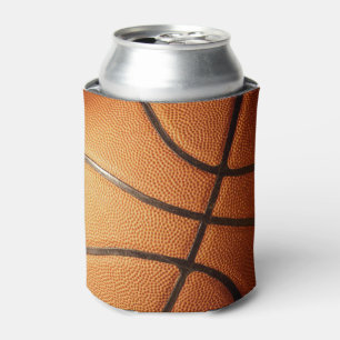 Enfriador De Latas Naranja brillante Baloncesto,