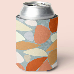 Enfriador De Latas Naranja de formas abstractas