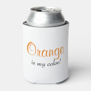 Enfriador De Latas Naranja Es Mi Color Decir