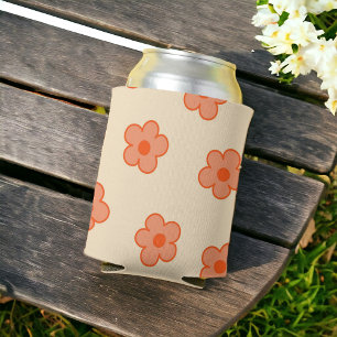 Enfriador De Latas Naranja Hippie Peach Preppy