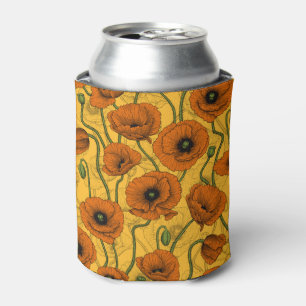 Enfriador De Latas Naranja Poppies