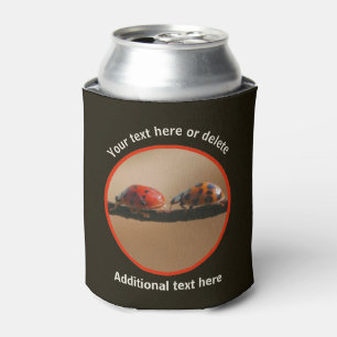 Enfriador De Latas Naturaleza personalizada de Ladybugs