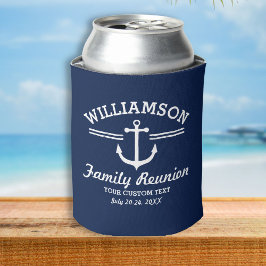 Enfriador De Latas Nautical Anchor Family Reunion Triise