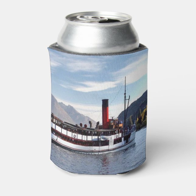 Enfriador De Latas Nave de vapor de TSS Earnslaw 1912 (Reverso de la lata)