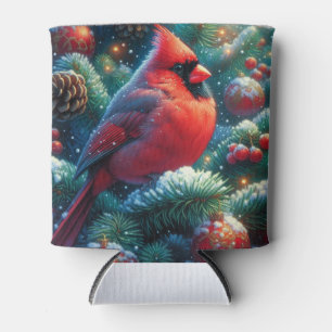 Enfriador De Latas Navidades/cardenal invernal