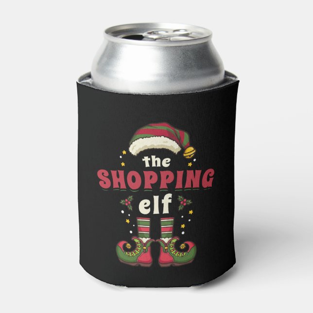 Enfriador De Latas Navidades Comprando Elf (Lata Anverso)