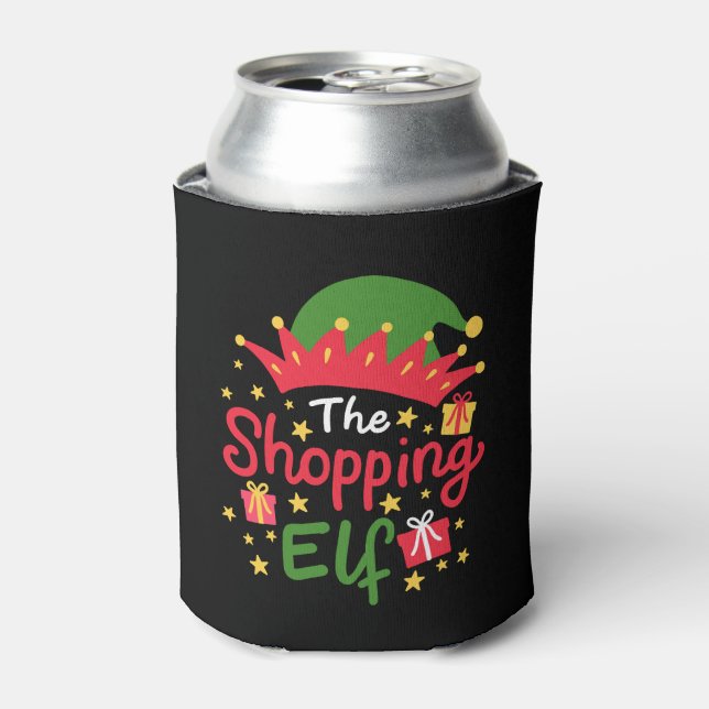 Enfriador De Latas Navidades Comprando Elf (Lata Anverso)