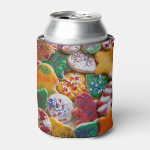 Enfriador De Latas Navidades Cookies En Coloridas Vacaciones
