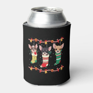 Enfriador De Latas Navidades de Chihuahua encienden graciosa perrera