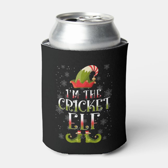 Enfriador De Latas Navidades de cricket Elf (Lata Anverso)