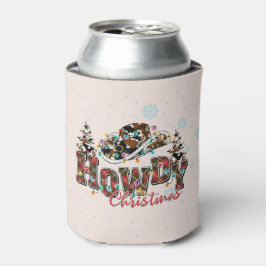 Enfriador De Latas Navidades de Howdy | Árbol de Navidad Cowboy