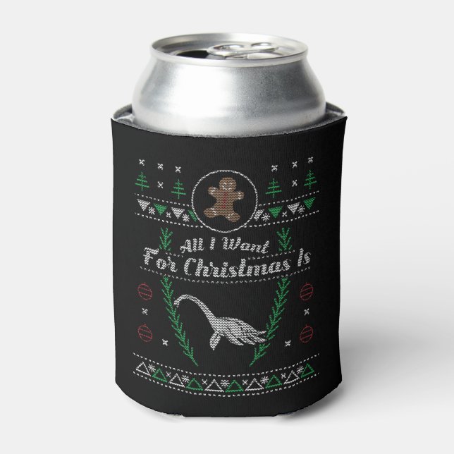 Enfriador De Latas Navidades de Loch Ness Monster (Lata Anverso)