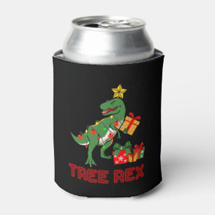Enfriador De Latas Navidades de pajama de rex de árbol para hombres b