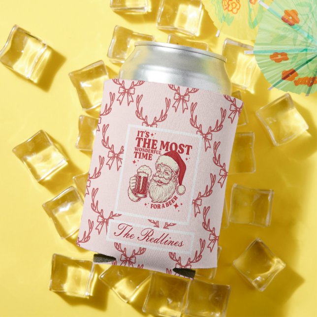 Enfriador De Latas Navidades de Santa por la mano (Verano in situ)