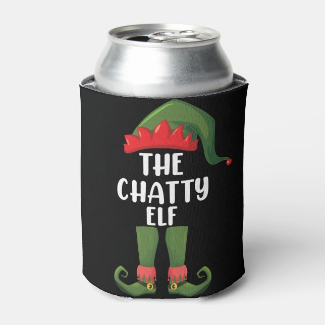 Enfriador De Latas Navidades del grupo de correspondencia familiar Ch (Lata Anverso)