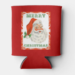 Enfriador De Latas Navidades del Retro Vintage Jolly Santa Claus