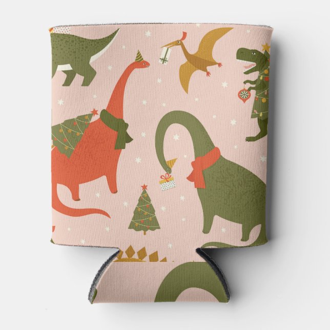 Enfriador De Latas Navidades Dino Fiesta: Tree Rex (Anverso)