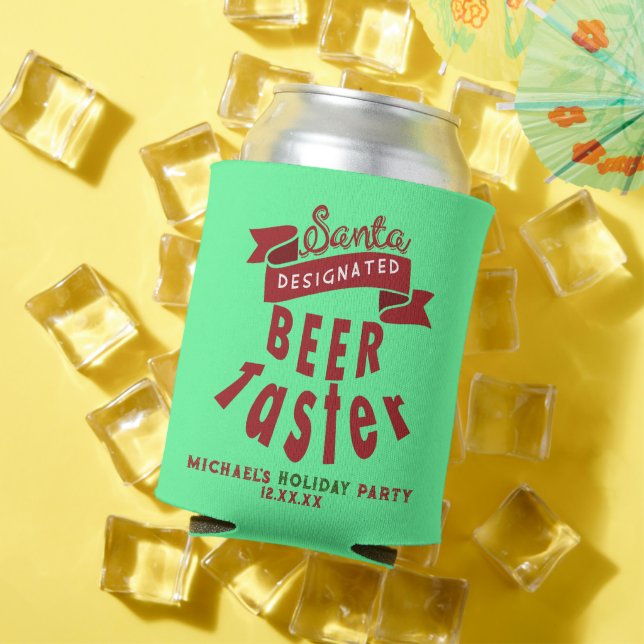 Enfriador De Latas Navidades divertidos de Beer Lover (Verano in situ)