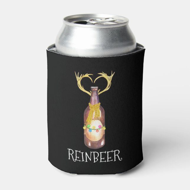 Enfriador De Latas Navidades divertidos de Reinbeer Lover (Lata Anverso)