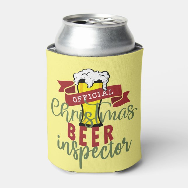 Enfriador De Latas Navidades divertidos Fiestas ideas aisladas person (Lata Anverso)