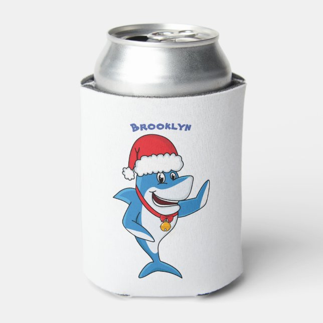 Enfriador De Latas Navidades divertidos ilustracion personalizado de  (Lata Anverso)
