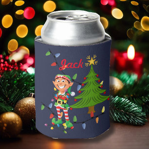 Enfriador De Latas Navidades divertidos se quedan con tu cerveza de n