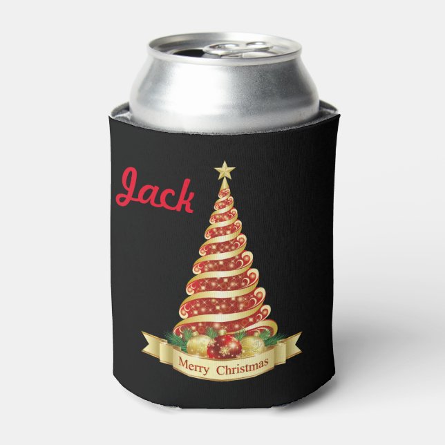 Enfriador De Latas Navidades divertidos se quedan con tu cerveza de n (Lata Anverso)