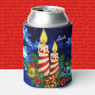 Enfriador De Latas Navidades divertidos Stocking Stuffer Custom NAME