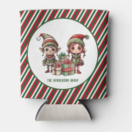Enfriador De Latas Navidades Elf Custom Name Holiday
