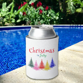 Enfriador De Latas Navidades en julio Fiesta divertida y colorida
