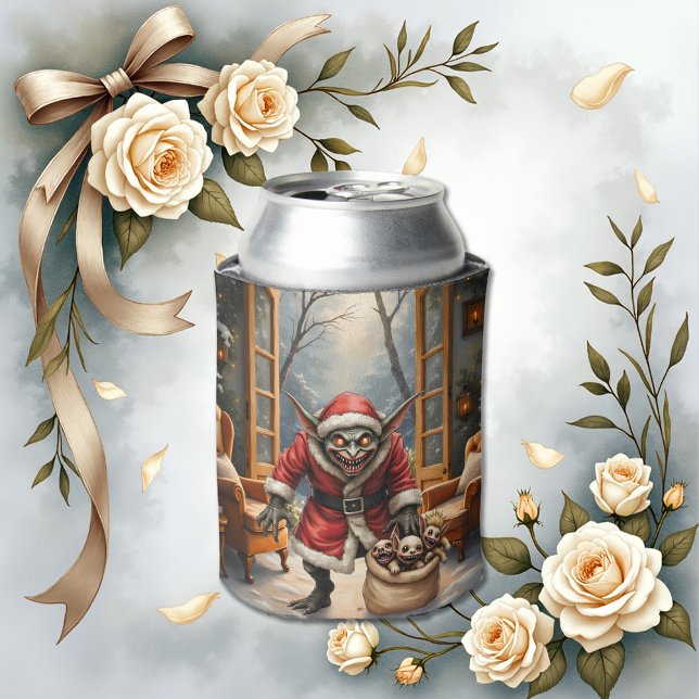 Enfriador De Latas Navidades espeluznantes Goblin - Santa Mal de la F (Subido por el creador)
