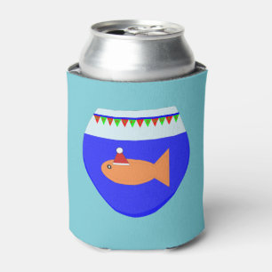 Enfriador De Latas Navidades Fiesta Goldfish Personalizado Refrigerad