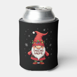 Enfriador De Latas Navidades Gnome Dancing Gnome Navidades familiares