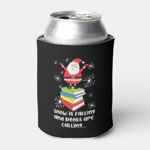 Enfriador De Latas Navidades Libros de Nieve llaman literatura