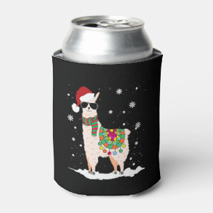 Enfriador De Latas Navidades Llama - Navidades de la Alpaca