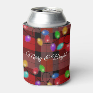 Enfriador De Latas Navidades Luces De Cereza Y Brillante