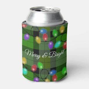 Enfriador De Latas Navidades Luces De Cereza Y Brillante