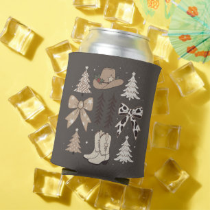 Enfriador De Latas Navidades occidentales: País Vaquero Rodeo Estétic
