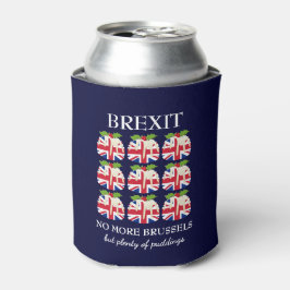 Enfriador De Latas Navidades Pudding | Union Jack Blue | BREXIT