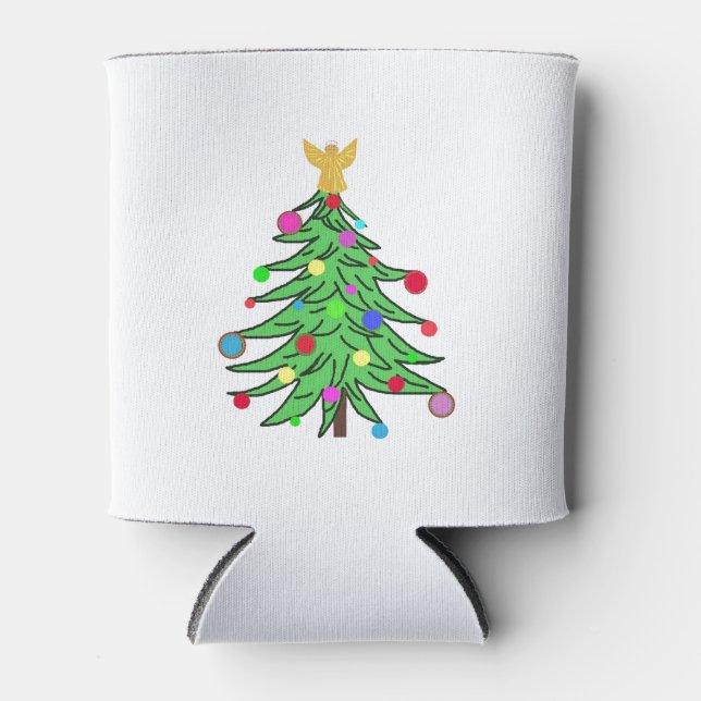 Enfriador De Latas Navidades Refrigerador de bebidas Holder (Anverso)