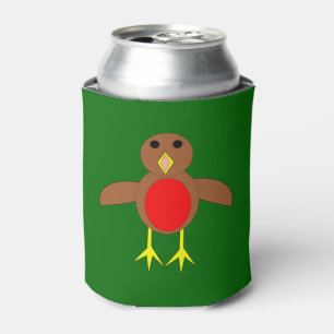 Enfriador De Latas Navidades Robin Refrigerador de bebidas