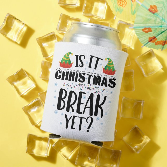 Enfriador De Latas Navidades rompen pero divertida profesora de vacac (Verano in situ)